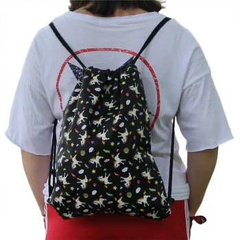 

2020 Fashion Trend Unisex PU Drawstring Bag Camouflage Pattern Waterproof Travel School Backpack Outdoor Sports Cycling Tote