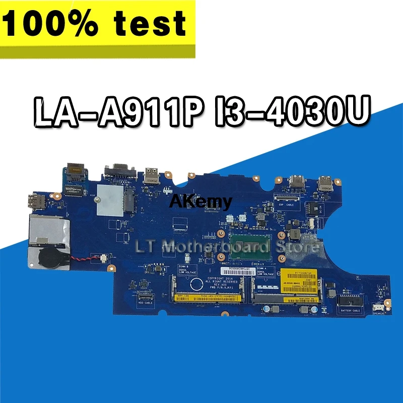 

NEW E5550 motherboard LA-A911P I3-4030U Free shipping For DELL Latitude 15 E5550 Laptop Motherboard tested 100% work