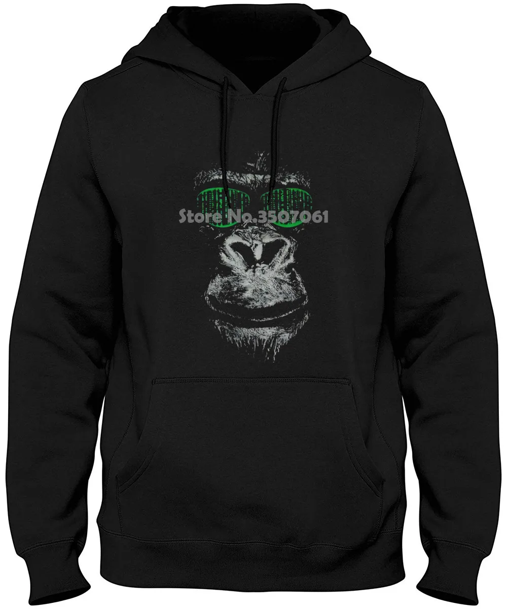 

Cool Future Matrix Monkey Ape Shades Dj Hacker HipsterS - Xxl long Sleeve 100% Cotton ManTops Hoodies & Sweatshirts