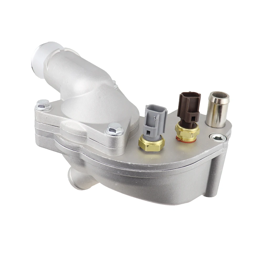 2L2Z8592BA Aluminium Thermostat Housing Assembly Coolant Water Flange Pump Outlet Fit For Ford Mustang 4.0L 2005-2010 5R3Z8592BA