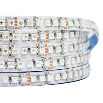

Single Row Super Bright RGB Series DC12&24V 5050SMD 600LEDs Flexible LED Strip Lights 16.4ft