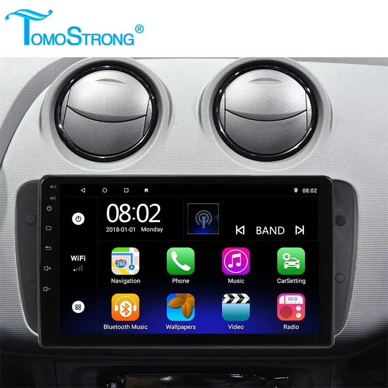 Автомагнитола Tomostrong NC20 на Android мультимедийный проигрыватель для Seat Ibiza 6j 2009 2010 2012