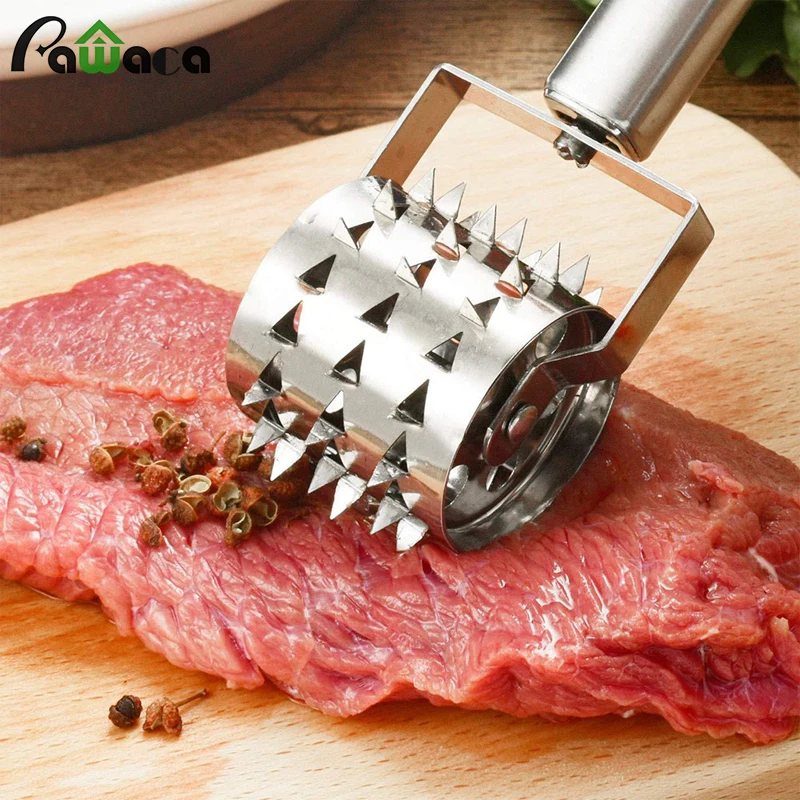 

Stainless Steel Loose Meat Tenderizer Hammer Steak Pork Beef Meat Tender Roll Meat Needle Pounders BBQ Cooking Kitchen Tools