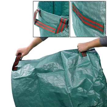 

272L Garden Waste Bag Reuseable Leaf Grass Lawn Pool Gardening Bags JS23