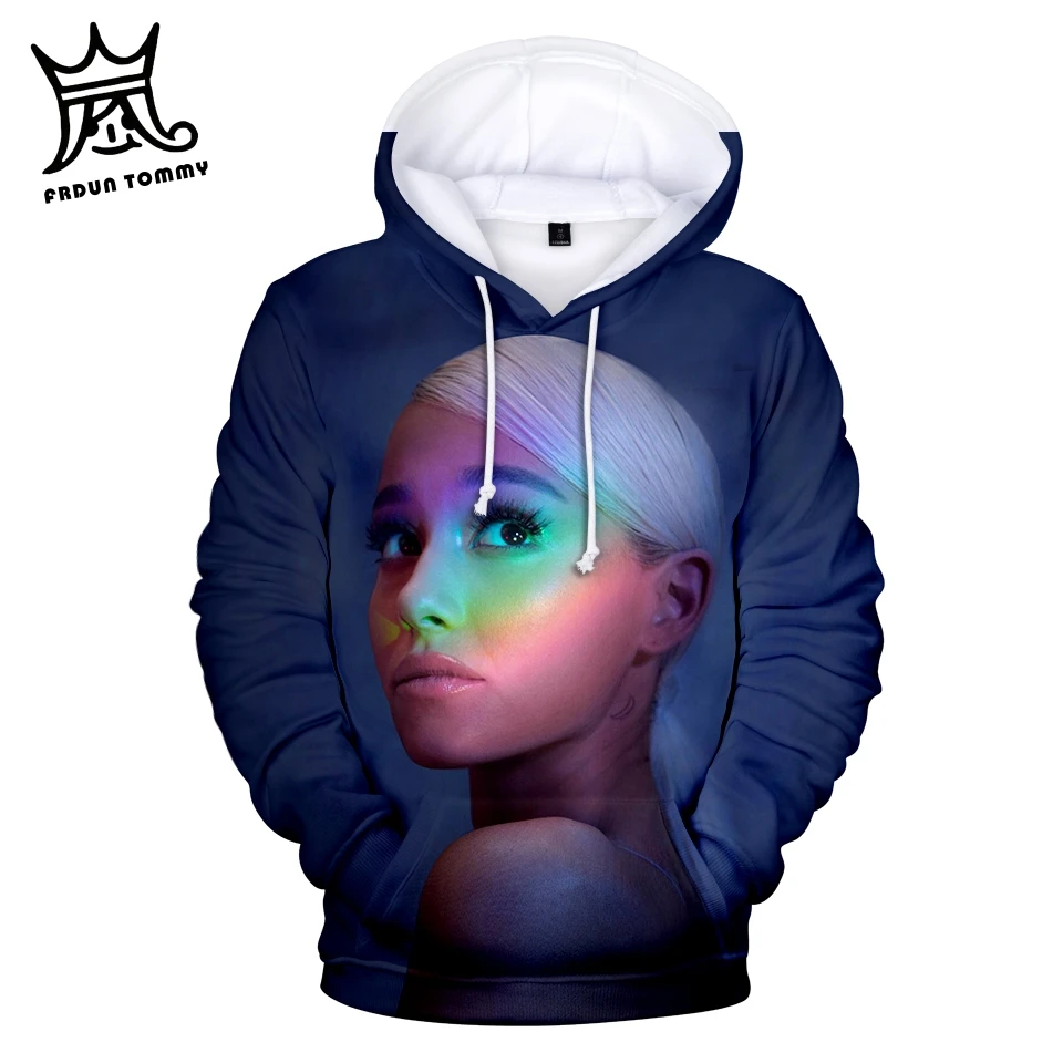 Толстовка Frdun Tommy Ariana Grande с 3D рисунком женская/мужская толстовка длинным рукавом