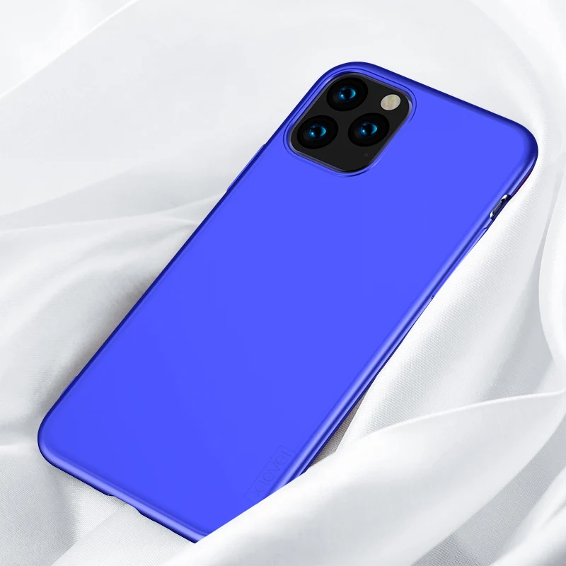 X-Level чехол для iPhone 11 Pro Max Мягкий ТПУ ультра тонкий микро Матовый Телефон задняя крышка для iPhone 11 чехол iPhone11 Pro Coque - Цвет: Blue