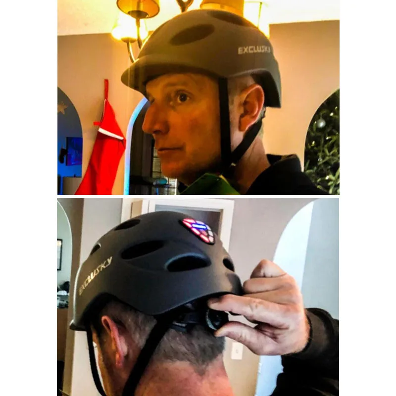 Exclusky Road Cycling Helmet City Helmet Red Bike Bicycle Outdoor Safety  Sport Cap With Led Light Usb Charging Size 56~61cm E - Bicycle Helmet -  AliExpress