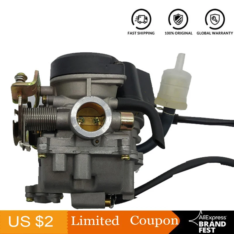 PD18J CVK CARBURETOR 18mm GY6 50cc SCOOTER MOPED 139QMB 139QMA ATV QUADS GO-KART BUGGY motorcycle carburetor