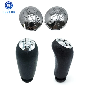 

Carlob 5 / 6 Speed Car Shift Knob Cap Cover Shift Lever Head Cover for Renault Clio MK3 3 III Megane MK2 Scenic MK2 Car Styling