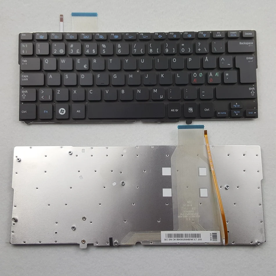 

Nordic Backlit Laptop Keyboard For SAMSUNG NP900X3A NP900X1A NP900X1B NP900X3A-A01 B01 BA59-02906H ND Layout