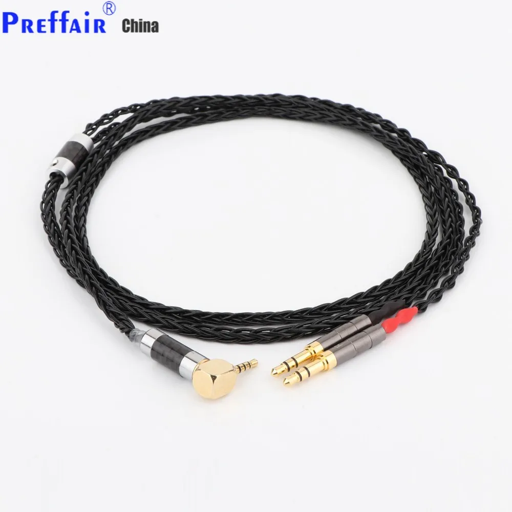 Cavo Auricolare Per Cuffie Con Piastra Argento A 8 Core Per Denon Ah-D600 D7100 Hifiman Sundara Ananda He1000Se He6Se He400I He400Se Arya