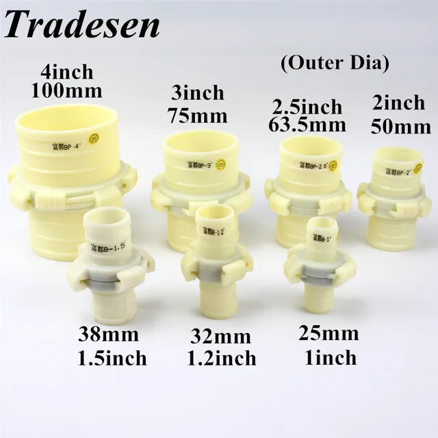 1Pcs1 "-4" Abs Garden Víztögzés Gyors Csatlakozó Csat Clip Type Mezőgazdaság Szilikon Öntözés Akváriumtartály Tömlő Ízületi Szerelvények - Image 2