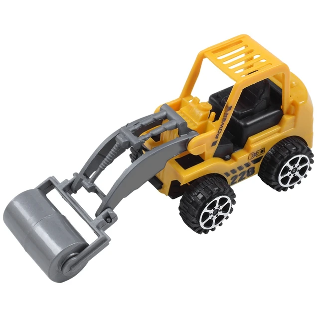 6 Styles Mini Diecast Plastic Construction Vehicle Engineering Cars Excavator Model Toys For Children Boys Gift 5