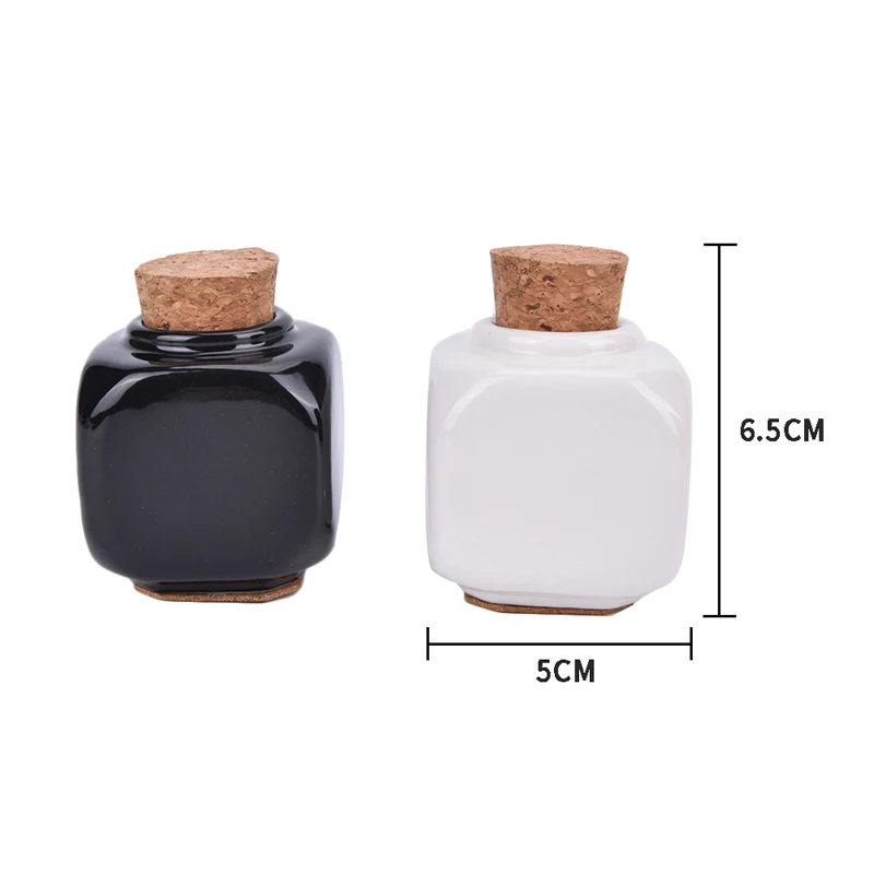 Porcelain Material Nail Art Acrylic Glass Dappen Dish Liquid Powder Container White/black Color,nail powder,manicure tools,nail acrylic liquid,acrylic nail powder,nail tools