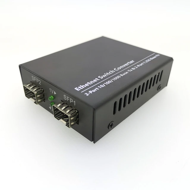 10m 100m 1000m 2 SFP 4 RJ45 Port Fiber Optic Gigabit Fiber Ethernet Switch  - China Fiber Switch, Fiber Optic Switch