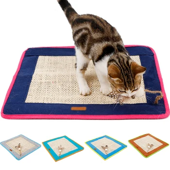 

Sisal Cat Scratcher Board Scratching Post Mat Toy Soft Bed Mat Claws Care Pet Toys Scratching Protecting Furniture Post Toys