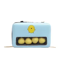 Модная повседневная сумка-тоут, женские сумки, женская модная прозрачная маленькая квадратная сумка, милая сумка-мессенджер на плечо с цепочкой# YJP