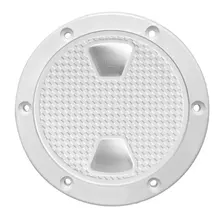 4 дюйма анти-коррозийный люковая крышка прочный круглая пластина легкое открытие жилого автофургона Скорость палуба лодки контроля доступа ABS белого цвета