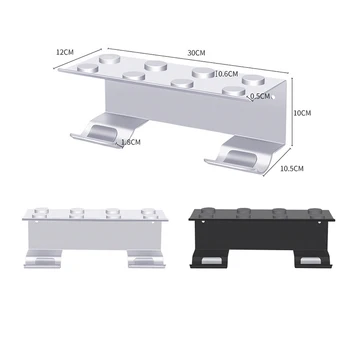 

Nail-Free Aluminum Multipurpose Shelf Wall Mounted for Dyson Hair Dryer Storage Rack Bathroom Curling Iron Holder