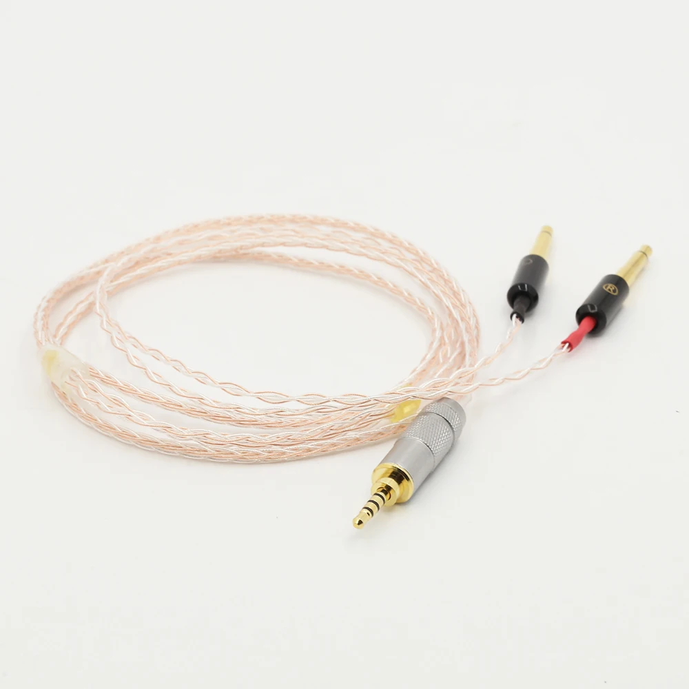 Audiocrast 8cores Replacement Headphones Cable Audio Upgrade Cable For Meze 99 Classics Focal Elear Headphones