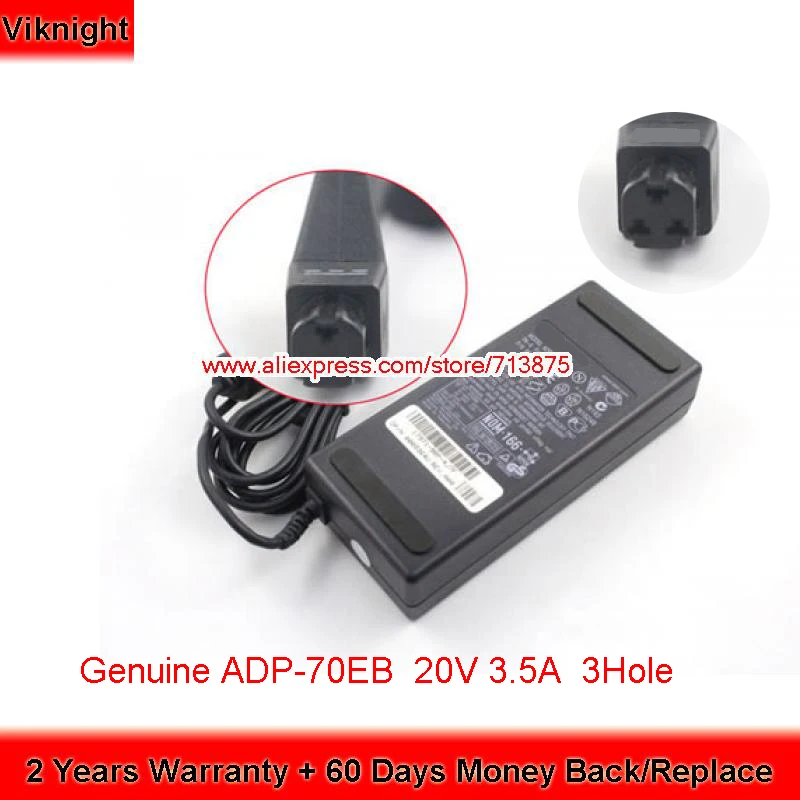 Оригинальные 20V 3.5A 70 Вт ADP-70EB PA-2 PA-8 адаптер переменного тока питания для ноутбука