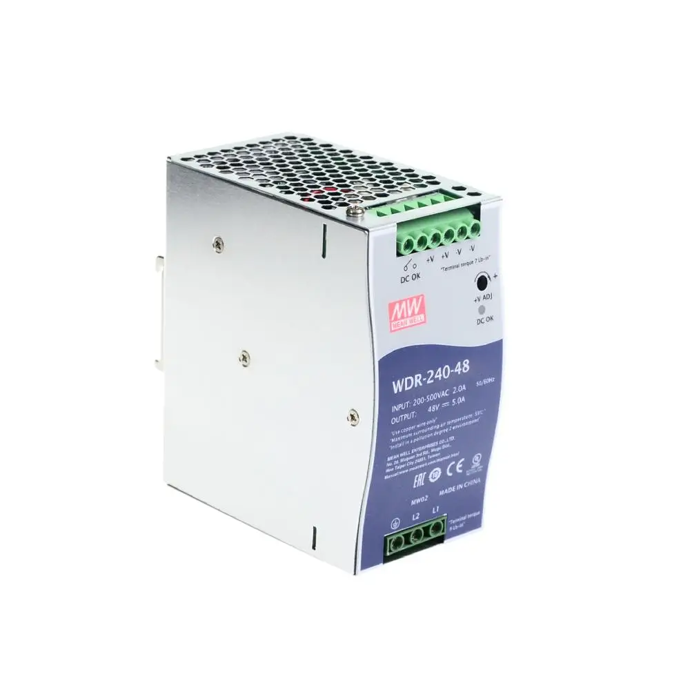 Mean Well WDR-240-48 240-В переменного тока входное напряжение meanwell DC 48 В 5a Вт Промышленный