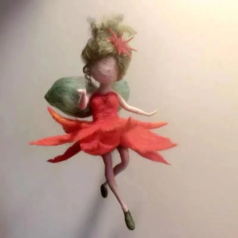 style 10 Модный Индивидуальный маленький сказочный шерстяной войлок для рукоделия, набор для рукоделия с видео - Цвет: style 10