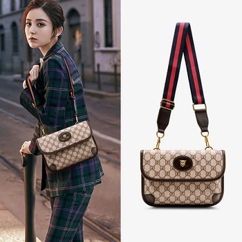 

Old flower Retro Envelope Bag Women Luxury Brand High quality Shoulder Bag French Fashion Printed Messenger Bags Lady Wallet