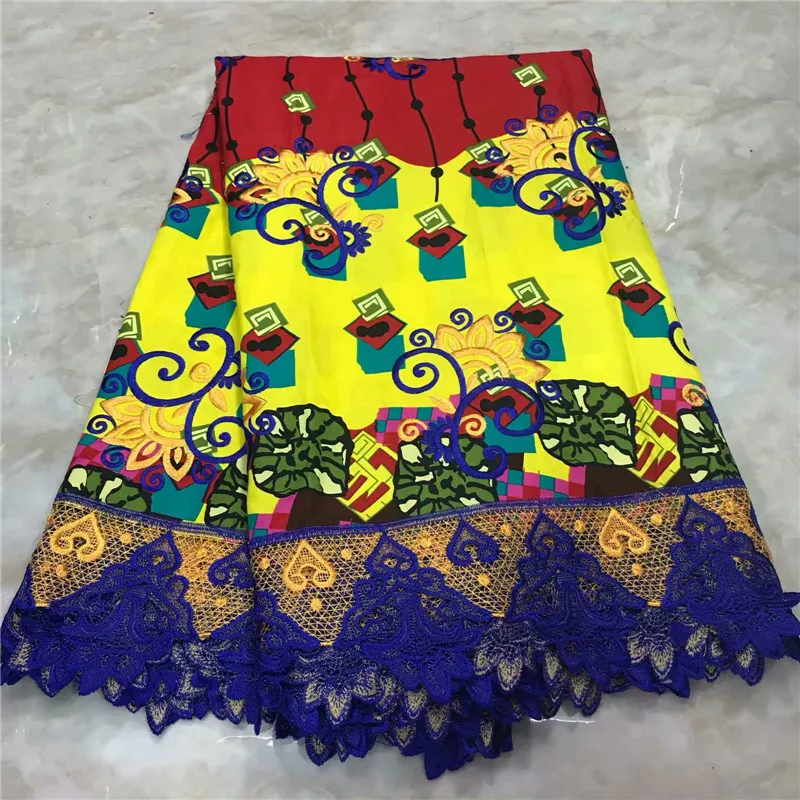 

High-End Lace Fabric 2019 Wax Cord Lace Fabric African Lace Fabric New Wax Cord Lace For Women Wedding Party Dress WD091709