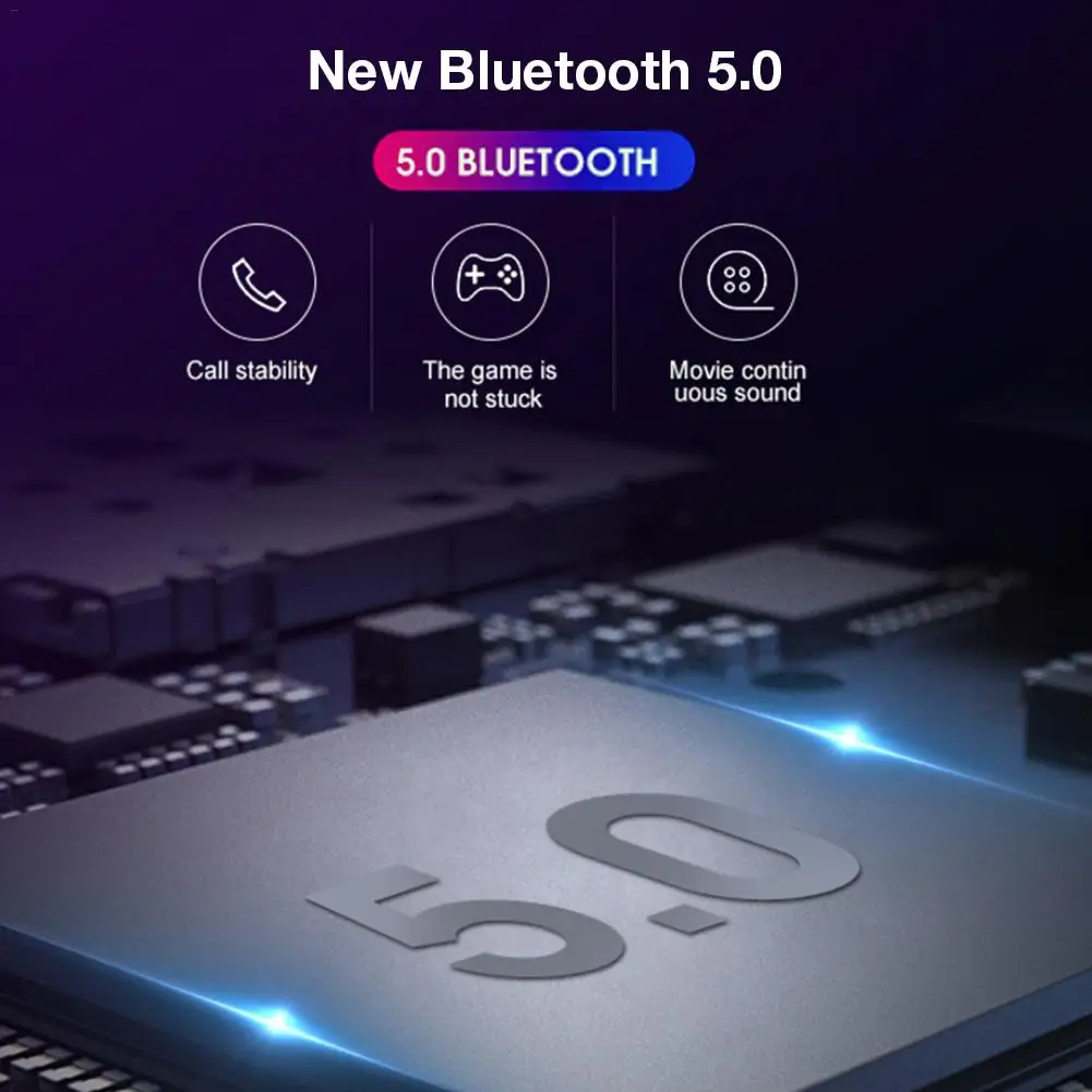 Q5 TWS Mini Bluetooth 5,0 стереофоническая гарнитура 6D стерео-вкладыши шумоподавление истинное беспроводное Автоматическое Сопряжение игровые наушники