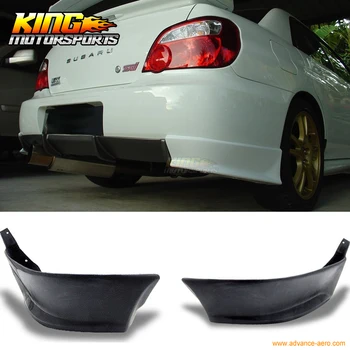 

Fit For 02-07 SUBARU IMPREZA WRX REAR BUMPER LIP SPOILER BODIKIT SPLITTER PU 2PCS