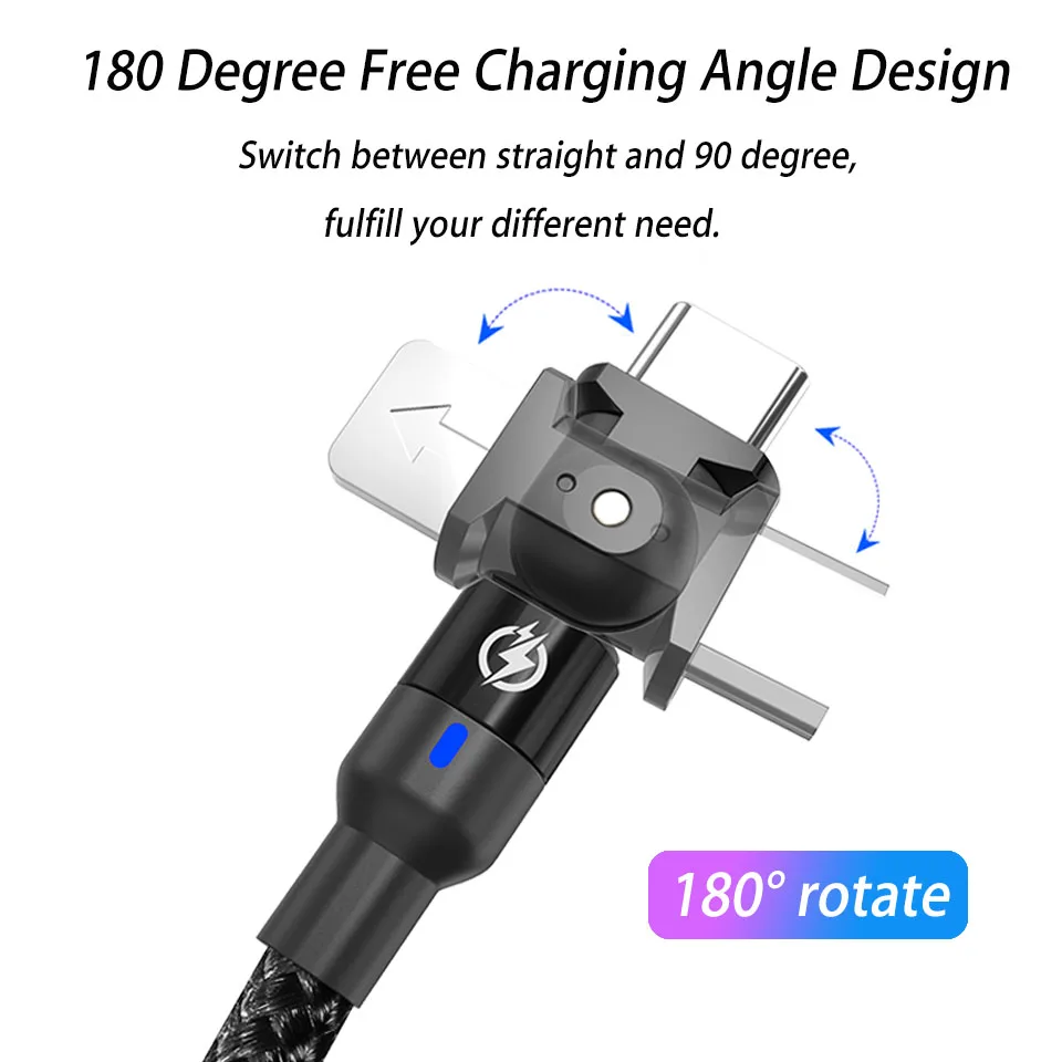 3A передачи данных кабель с разъемом USB Type C быстрое зарядное устройство для Samsung