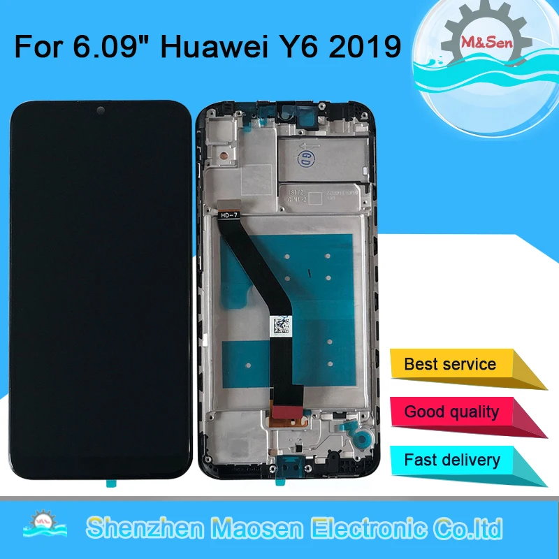 M& Sen для 6,0" huawei Y6 Y6 Prime Y6 Pro ЖК-дисплей с рамкой+ сенсорный дигитайзер MRD-LX1F MRD-LX1