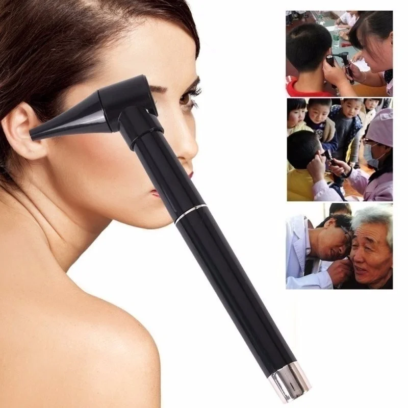Pro LED Otoscope Magnifying Lens Clinical Flashlight Pen Medical Diagnostic Penlight 1