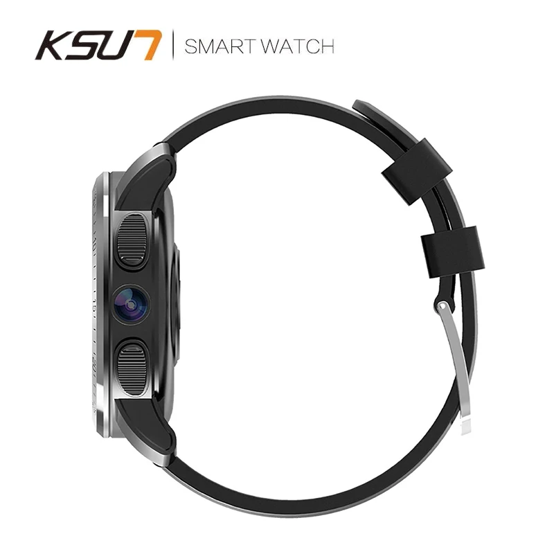 KSUN KSR907 4G Смарт часы Android 7,1 С Камерой 8 Мп gps 2,03 дюймов экран 800 мАч батарея Спорт Бизнес ремешок для мужчин