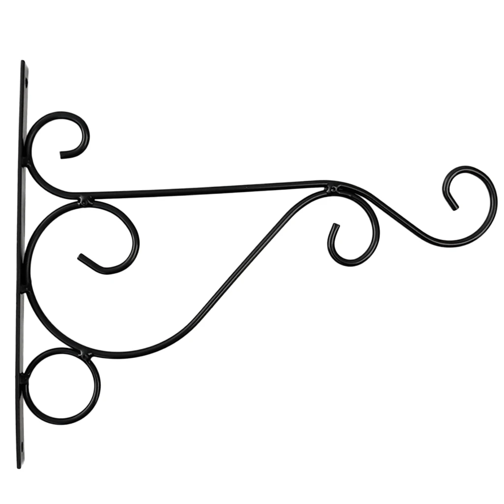 Metal Hanging Plants Bracket Flowerpot Hanger Holder Rack Lawn Wall Hook