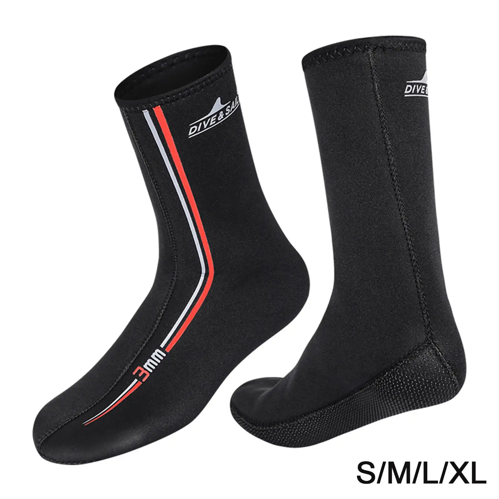 Women Men 3mm Diving Wetsuit Socks Swim Boots Shoes Thermal Waterproof