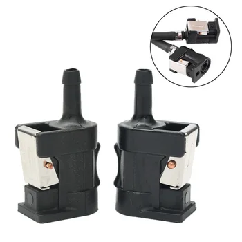 

1 Pair Boat Fuel Line Tank Connector 6mm(1/4in) Hose For-Yamaha Outboard Boat Engine Connection Fuel Pipe Tank Line Fittings