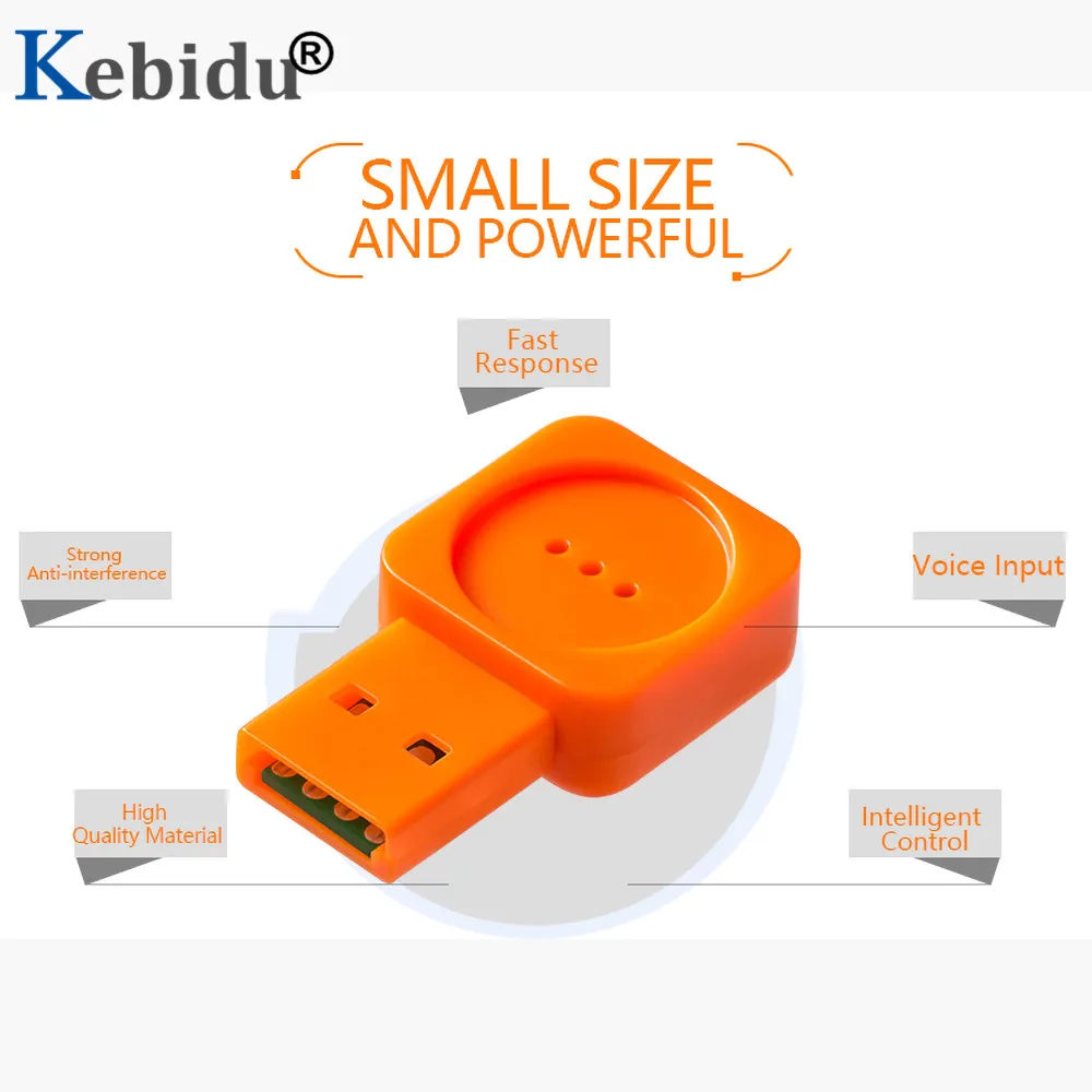 Kebidu Super AI Smart USB Microphone Portable Omnidirectional Sound Studio Speech MIC Audio Adapter For Laptop/Notebook/PC | Электроника