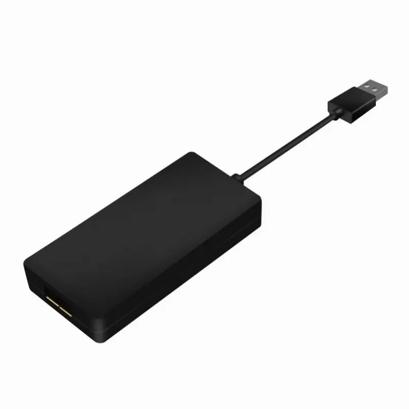 Портативный беспроводной Bluetooth Автомобильный игровой электронный ключ, авто для Android навигации USB зеркальный адаптер для IPhone 7/8/X - Цвет: Черный