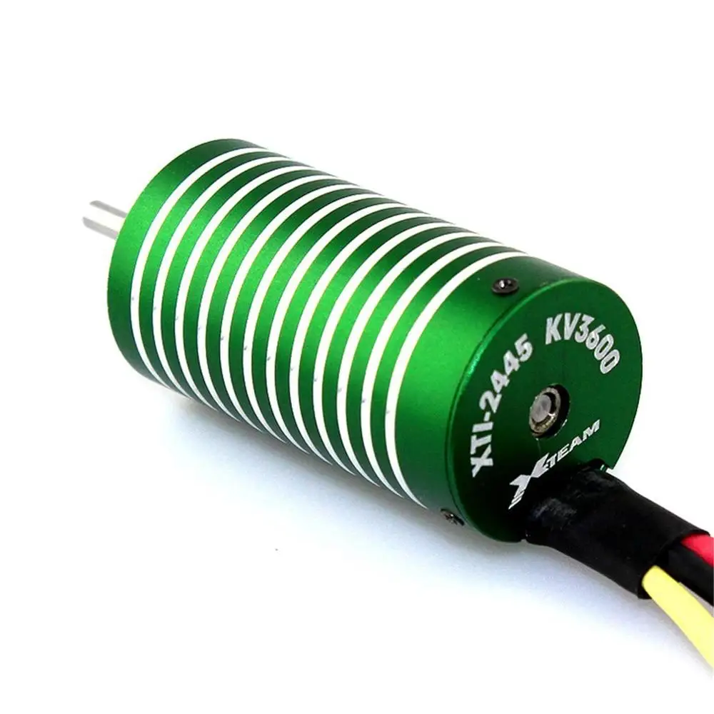 

X-TEAM XTI-2445 3600KV 2.3mm 2-3S Sensorless Brushless Motor for 1/18 1/16 Flat Off-road Short-course Truck RC Car Model