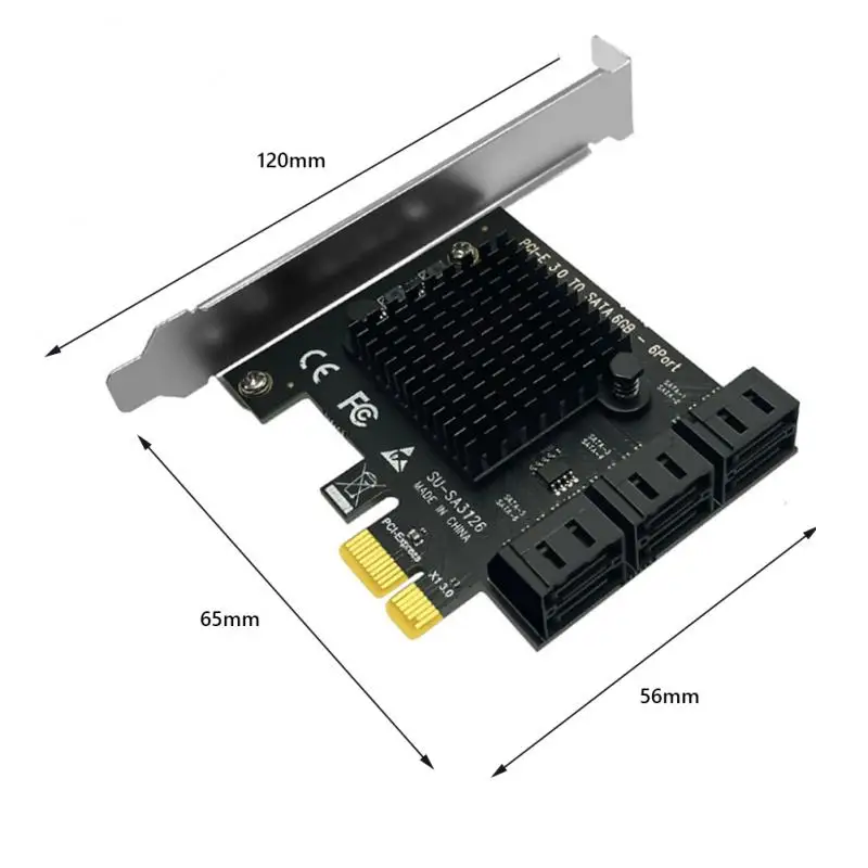SATA PCIe Kaart 10 Port PCIe SATA Uitbreidingskaart
