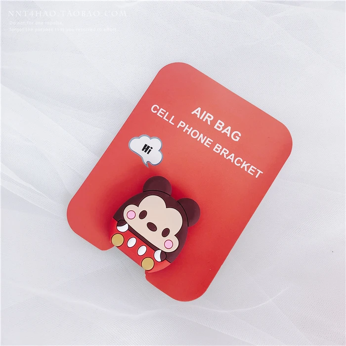 Mickey Универсальная подставка для мобильного телефона, автомобильный держатель с гибким креплением для iphone 6, 7, 8, xs, xiaomi, мультяшный hello kitty, Doraemon - Цвет: Mickey