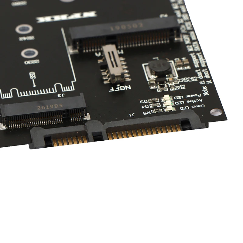 Description Picture 5 of item2 NGFF MSATA SSD To SATA 3.0 Adapter 2 In 1 Converter Card For PC Laptop
