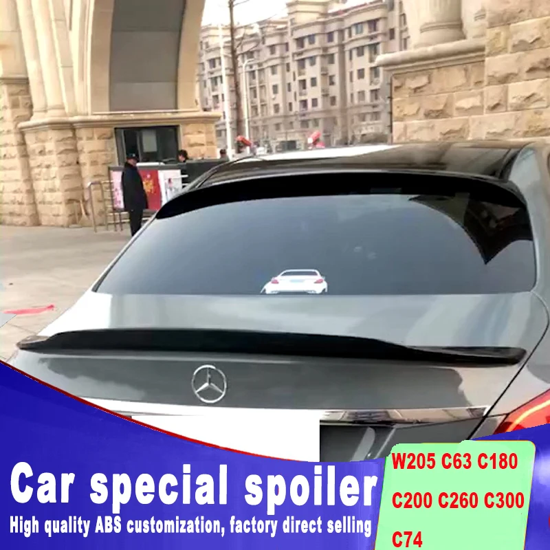 Спойлер на крышу заднего окна для benz W205 c63 C180 C200 C260 C300 C74 высококачественные