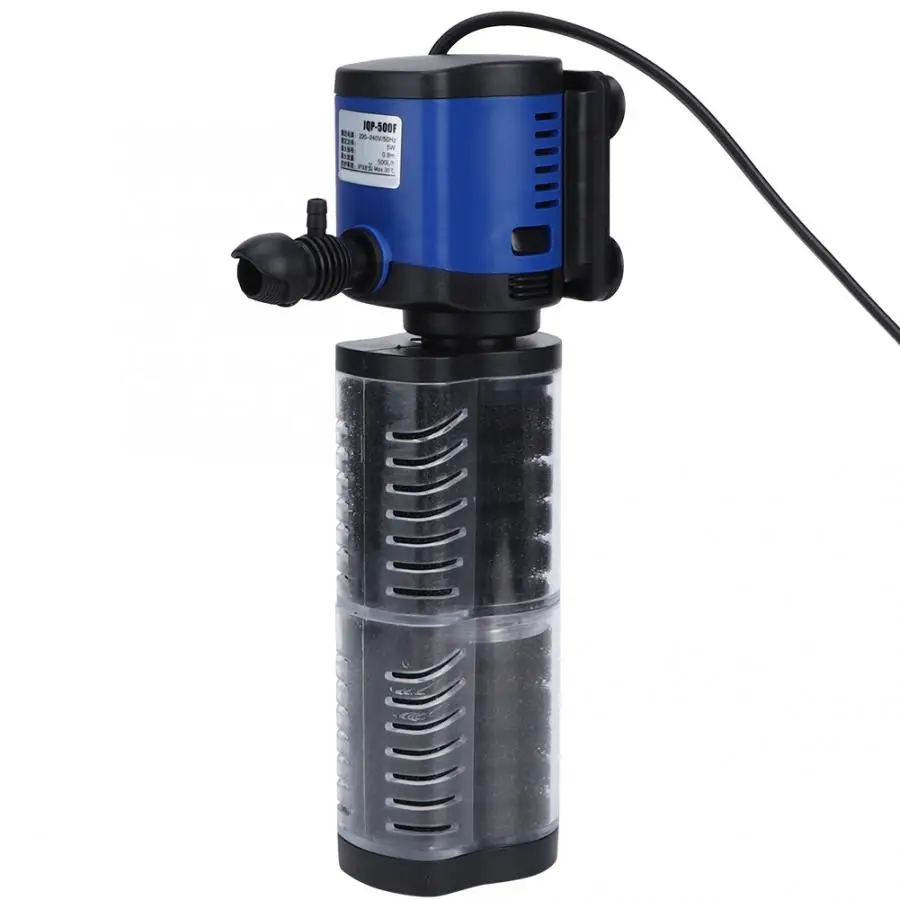 Aquarium Fish Tank Power Filter Submersible Pump Mute Aeration Pumps CN 220-240V Water Pump External Aquatic Pump Pets Products