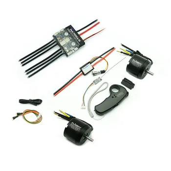 Billige 280A Schalter/Fernbedienung/Dual ESC 4,2 Dual / 6354 Motoren DIY Elektrische Skateboard Kit