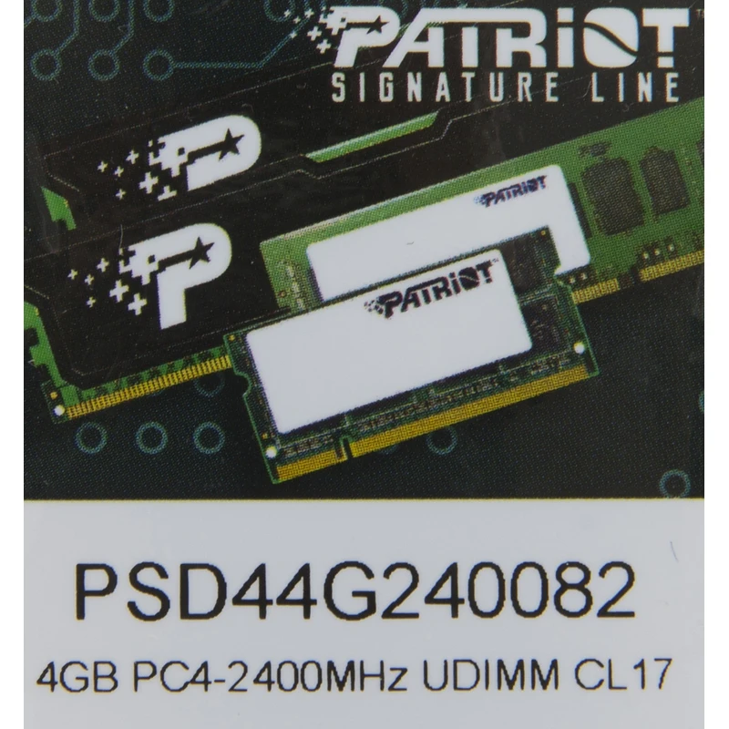 Модуль памяти PATRIOT PSD44G240082 DDR4- 4Гб