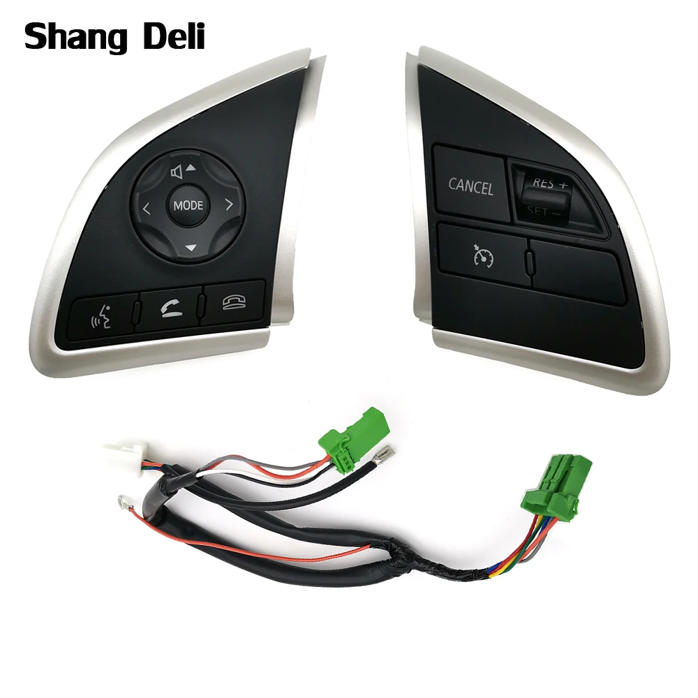 Steering Wheel Button Audio Volume Cruise Control Switch For Mitsubishi