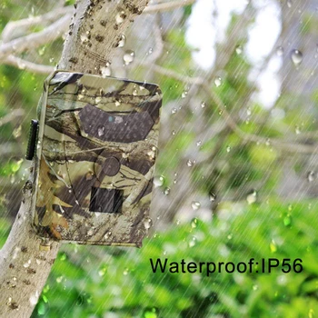 

Hidden 12MP Waterproof Hunting Trail Camera 1080p Infrared Night Vision Hd Video Cam Angle Wild Camera